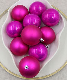 Pink Christmas Baubles