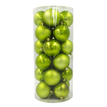 Apple Green Christmas Baubles