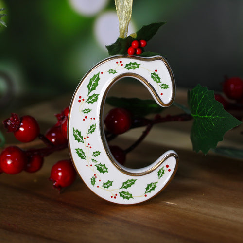 Ceramic Christmas Letters