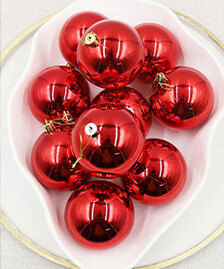 Red Christmas Baubles