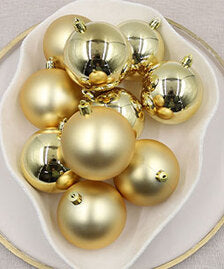 Gold Christmas Baubles