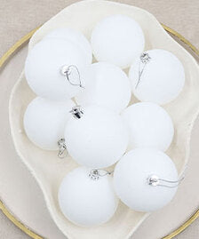 White Christmas Baubles