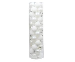 Pearl Coloured Christmas Baubles