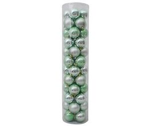 Mint Coloured Christmas Baubles