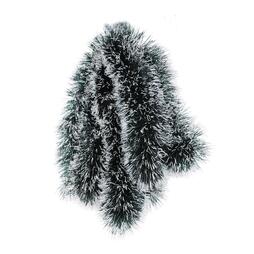 Dark Green White Tinsel