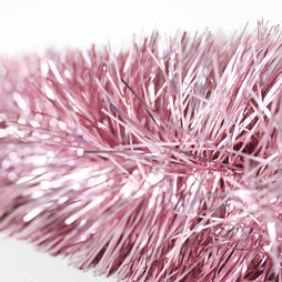 Frosted Pink Tinsel
