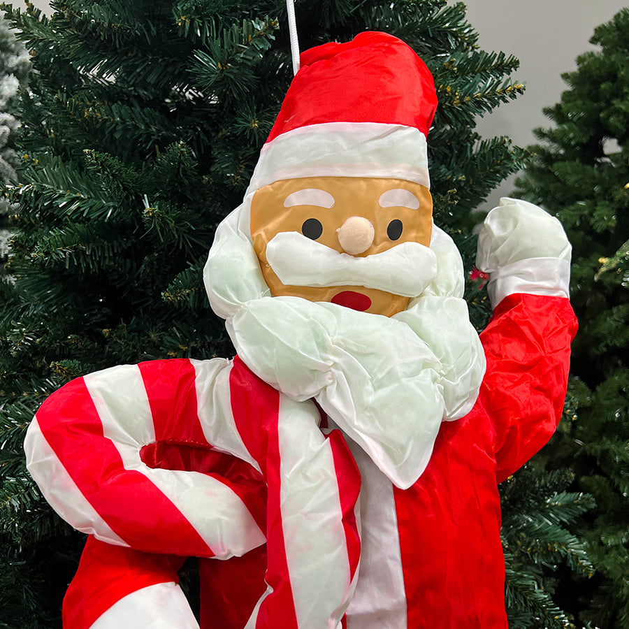 90cm Santa Claus With Candy Cane