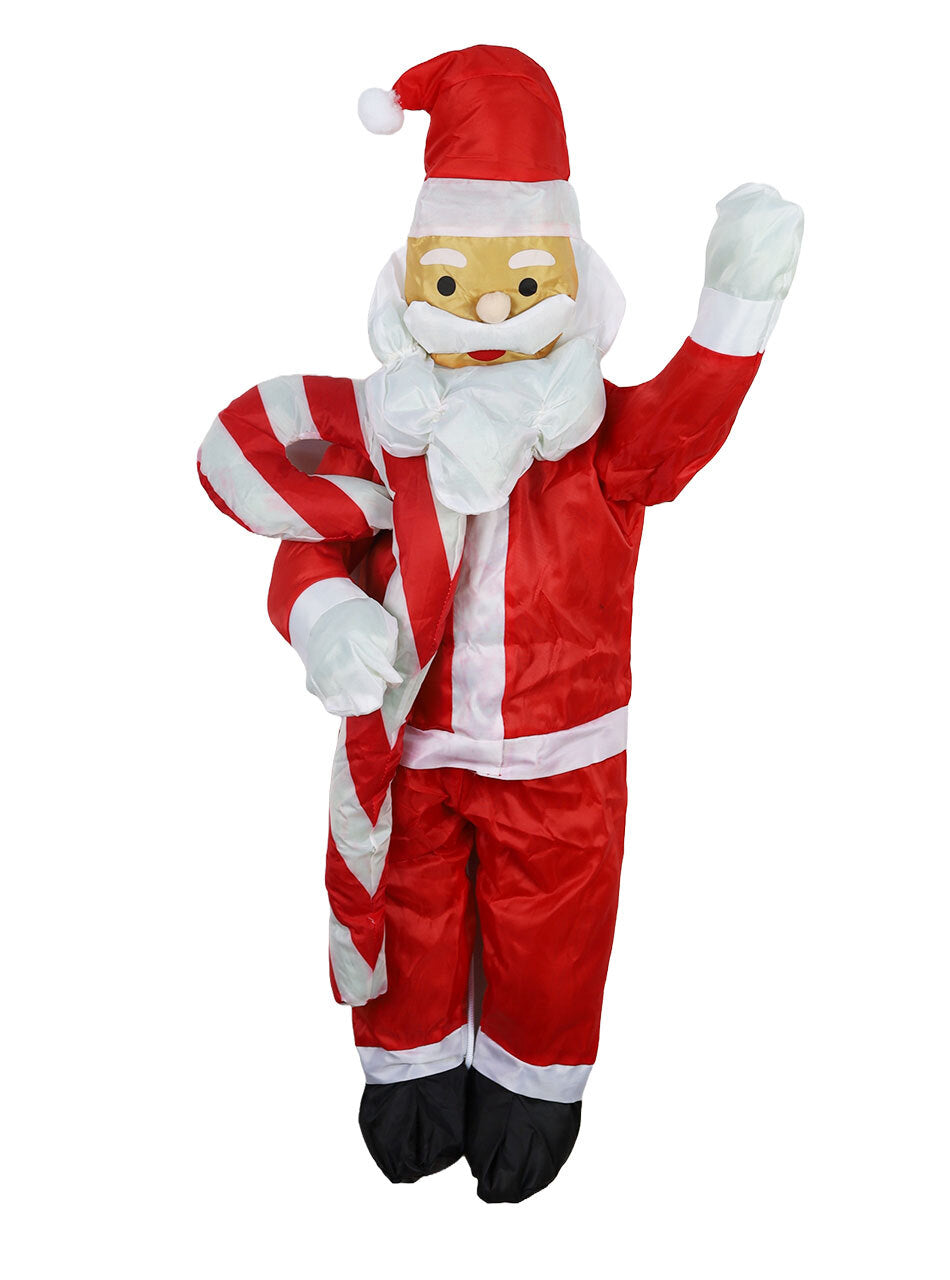 90cm Santa Claus With Candy Cane