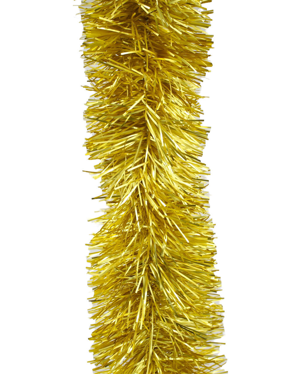 10m FROSTED GOLD Christmas Tinsel 100mm wide