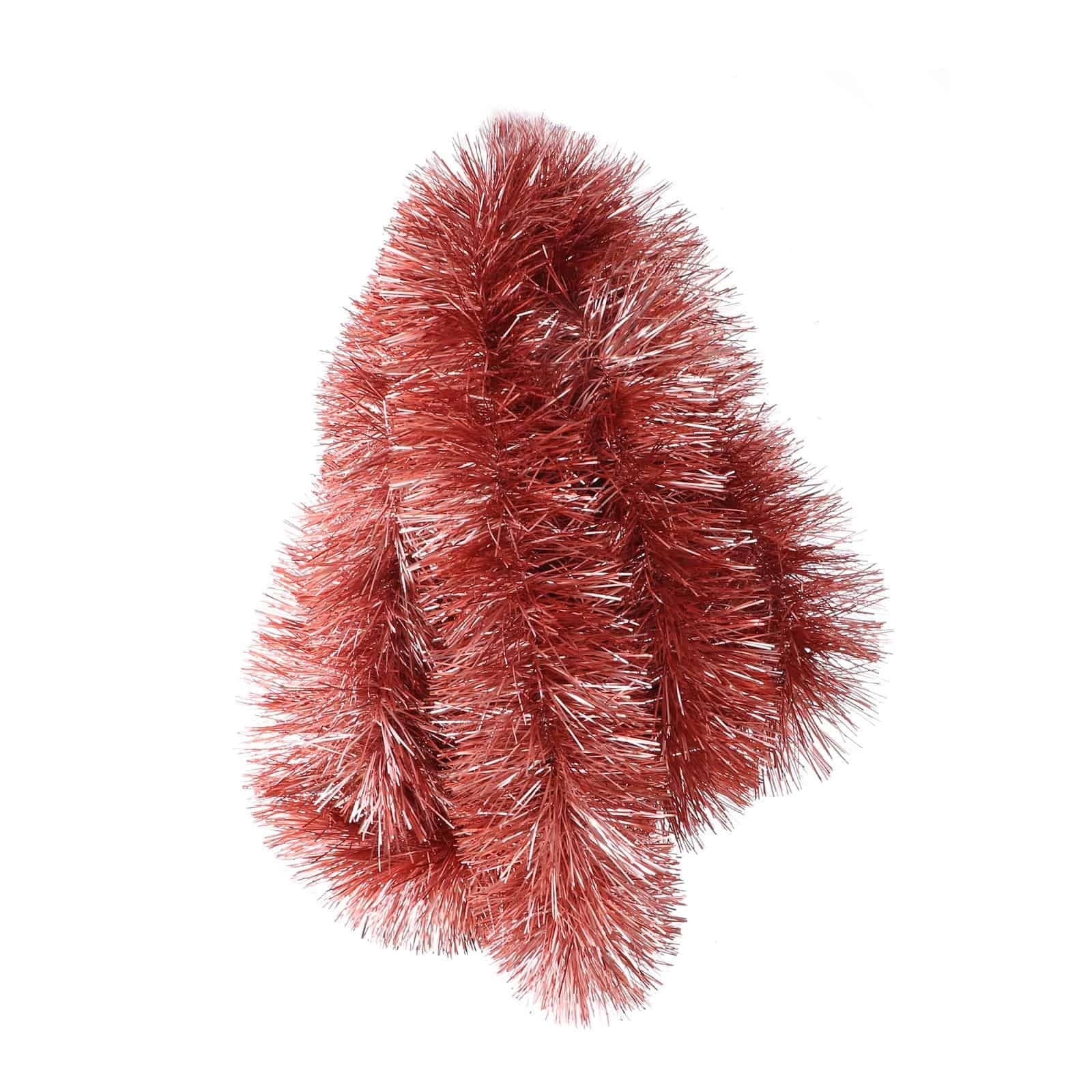 10m ROSE GOLD Christmas Tinsel 100mm wide