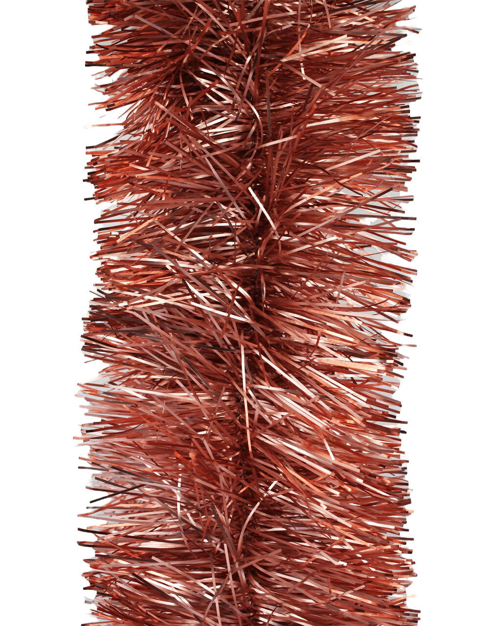 10m ROSE GOLD Christmas Tinsel 100mm wide