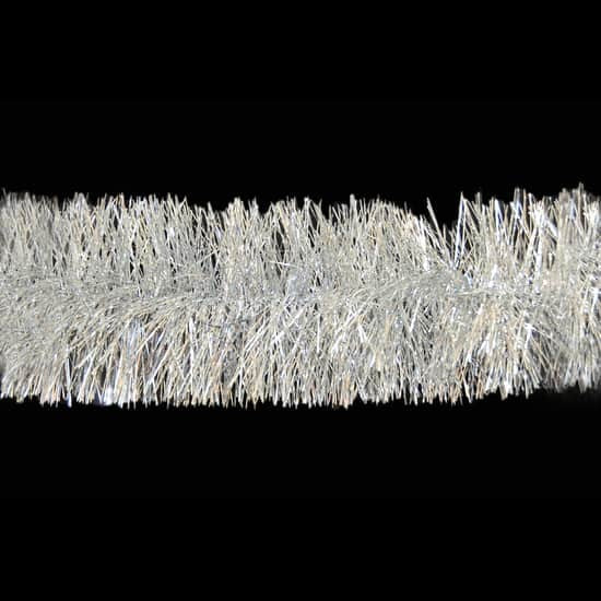 10M SILVER Christmas Tinsel 150mm wide