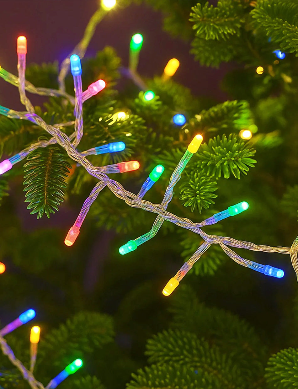 2000 LED Connectable Cluster String Light Multicolour