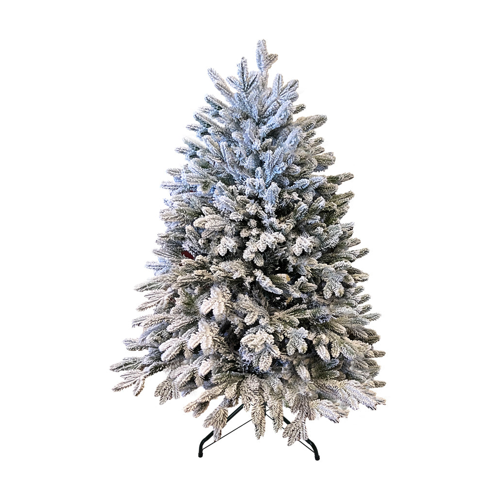 Mount Hotham Flocked PE Pine 4ft/1.2m Christmas Tree