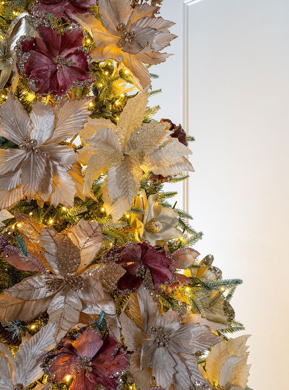 Birmingham Frosted Fir 7.5ft/225cm Pre-Lit Christmas Tree
