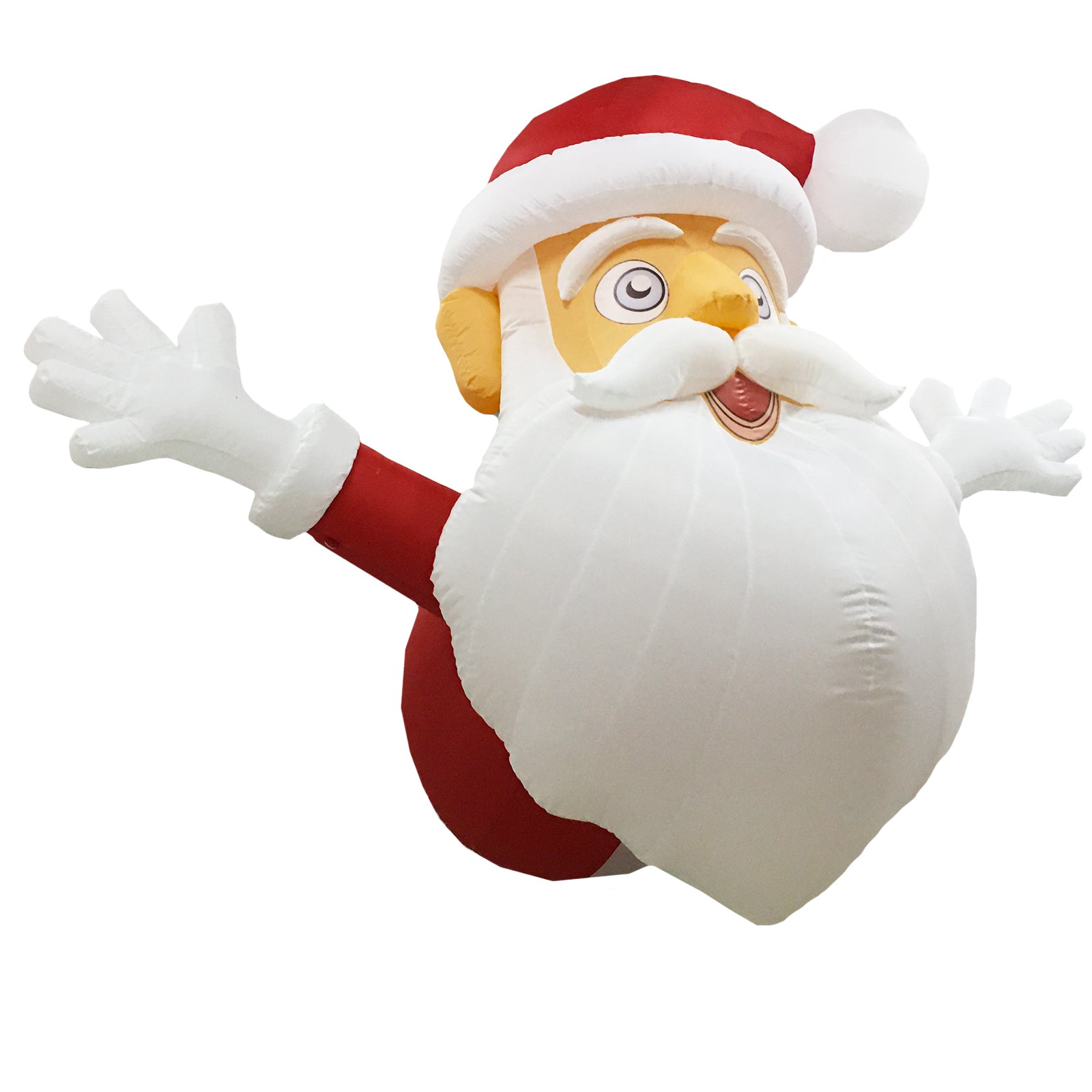 3m Giant Santa Claus Floating Head with Arms Inflatable