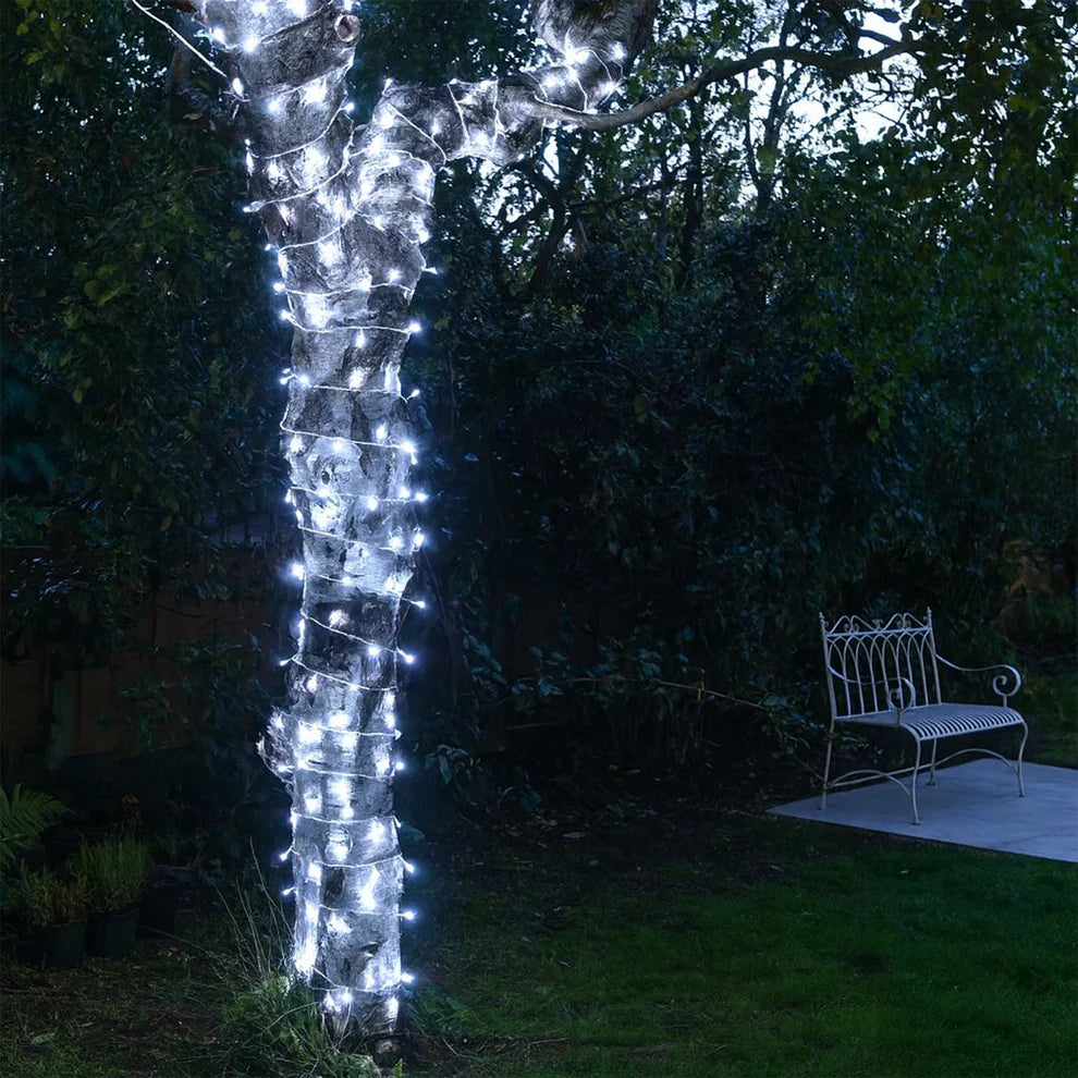 520 COOL WHITE Led Fairy Light Chain Connectable Up to 4 Sets 51.9m
