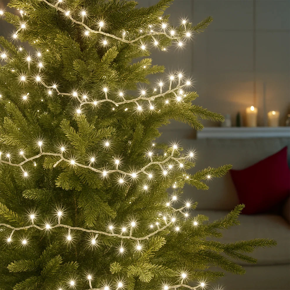 520 COOL WHITE Led Fairy Light Chain Connectable Up to 4 Sets 51.9m
