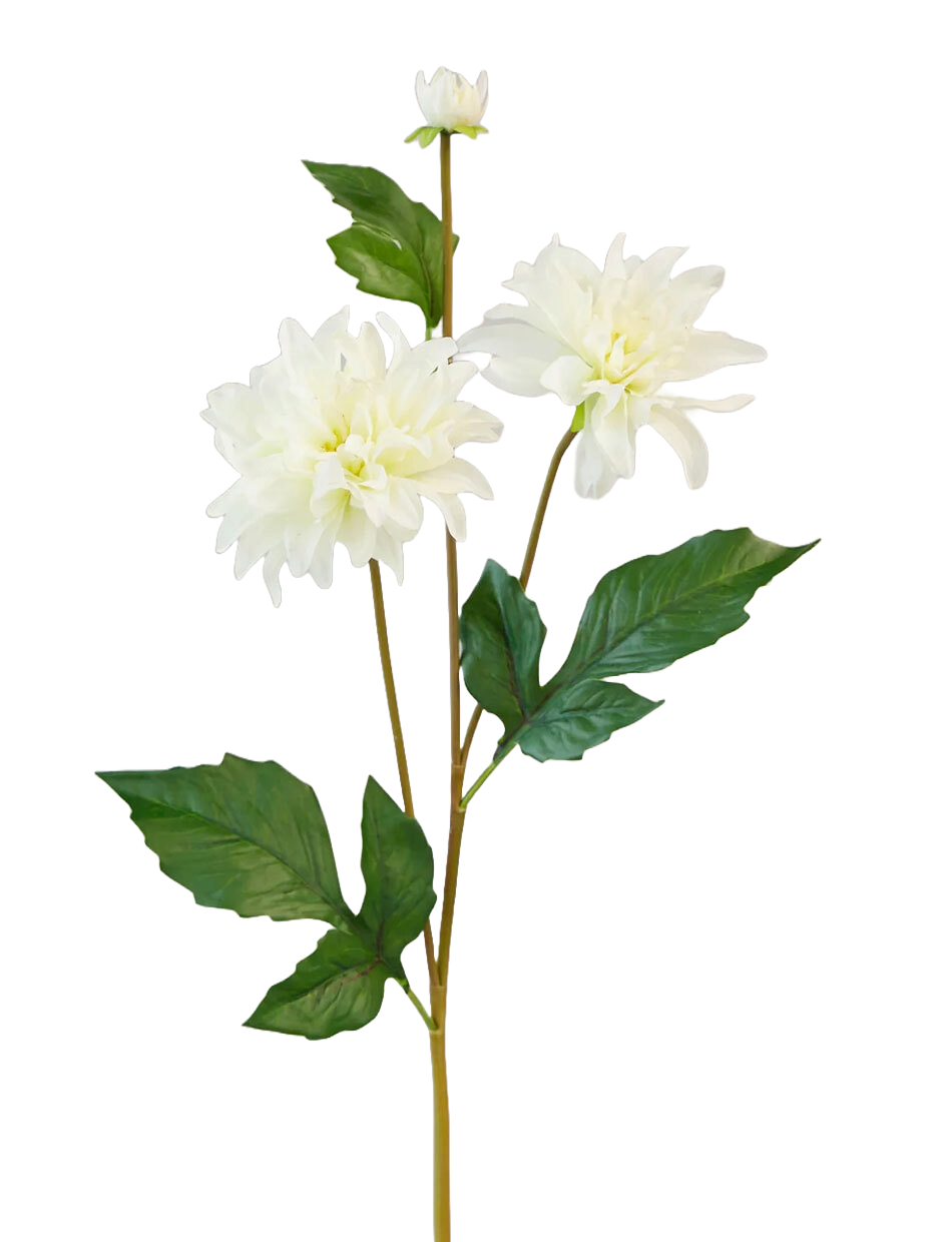 White Dahlia 65cm