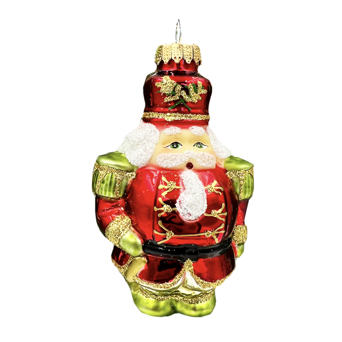 Christmas Nutcracker Santa Hanging Decoration 100mm