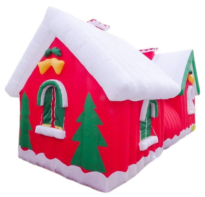7M Giant Santa House Christmas - Inflatable