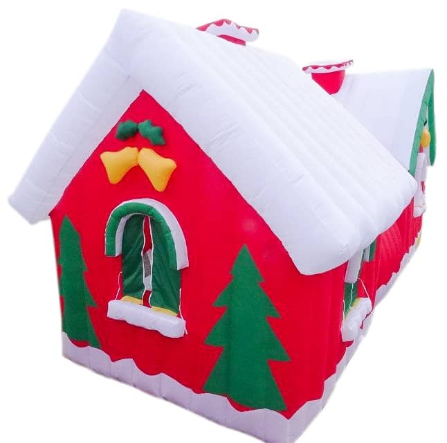 7M Giant Santa House Christmas - Inflatable