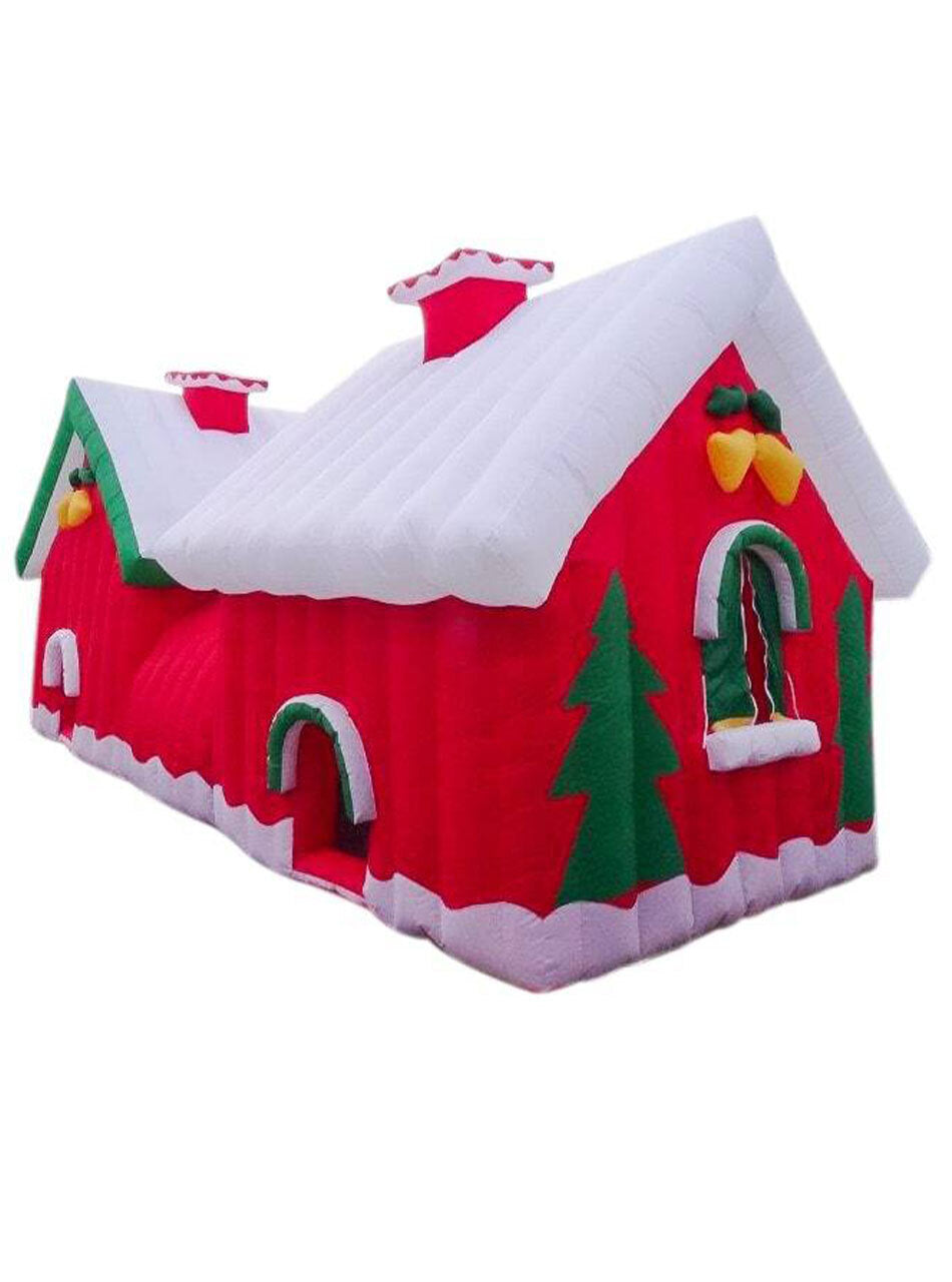 7M Giant Santa House Christmas - Inflatable