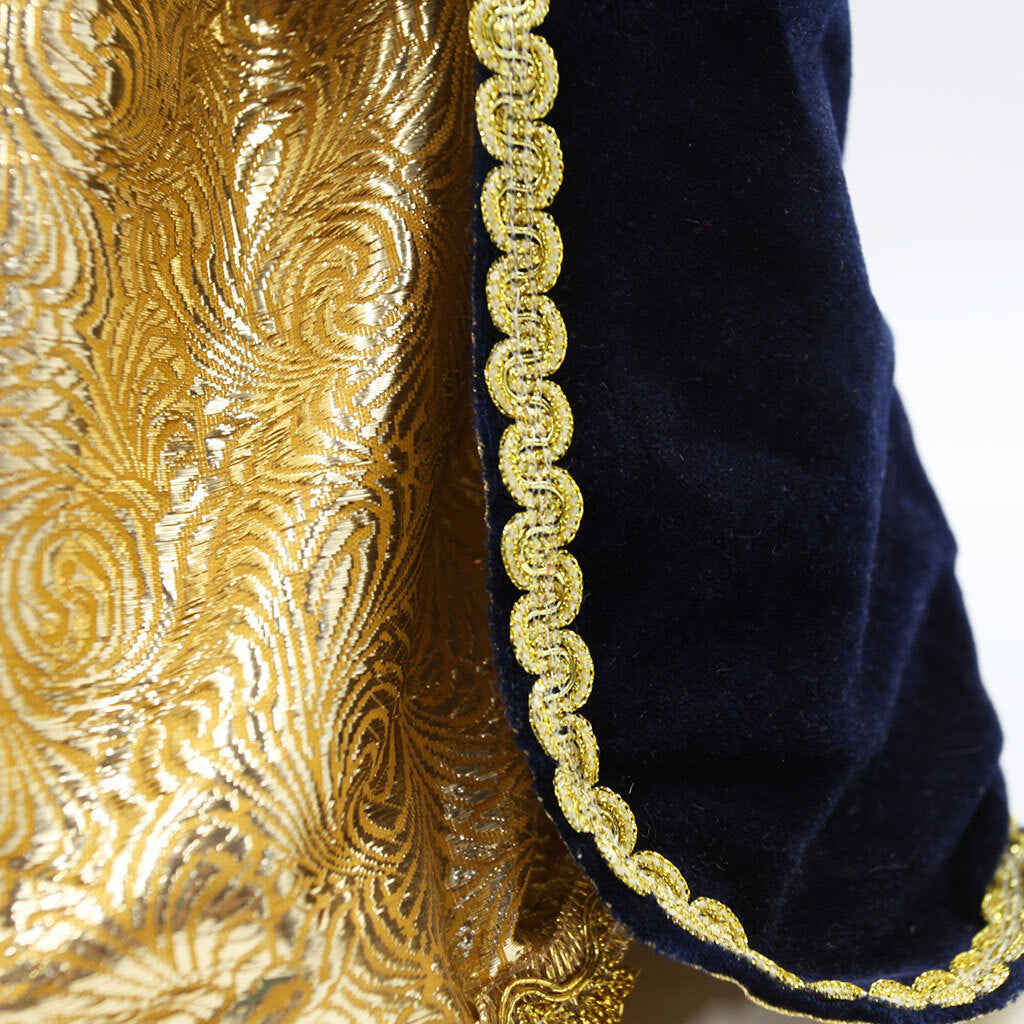 Navy Blue and Gold Angel Tree Topper