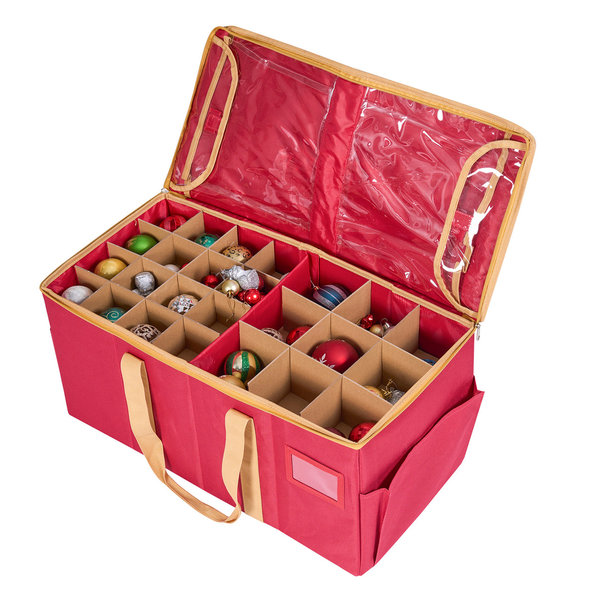 Premium Christmas Bauble Ornament Storage Bag 91 Cells