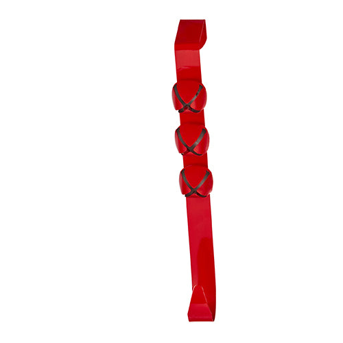 30cmL Red over-door Christmas Wreath Holder
