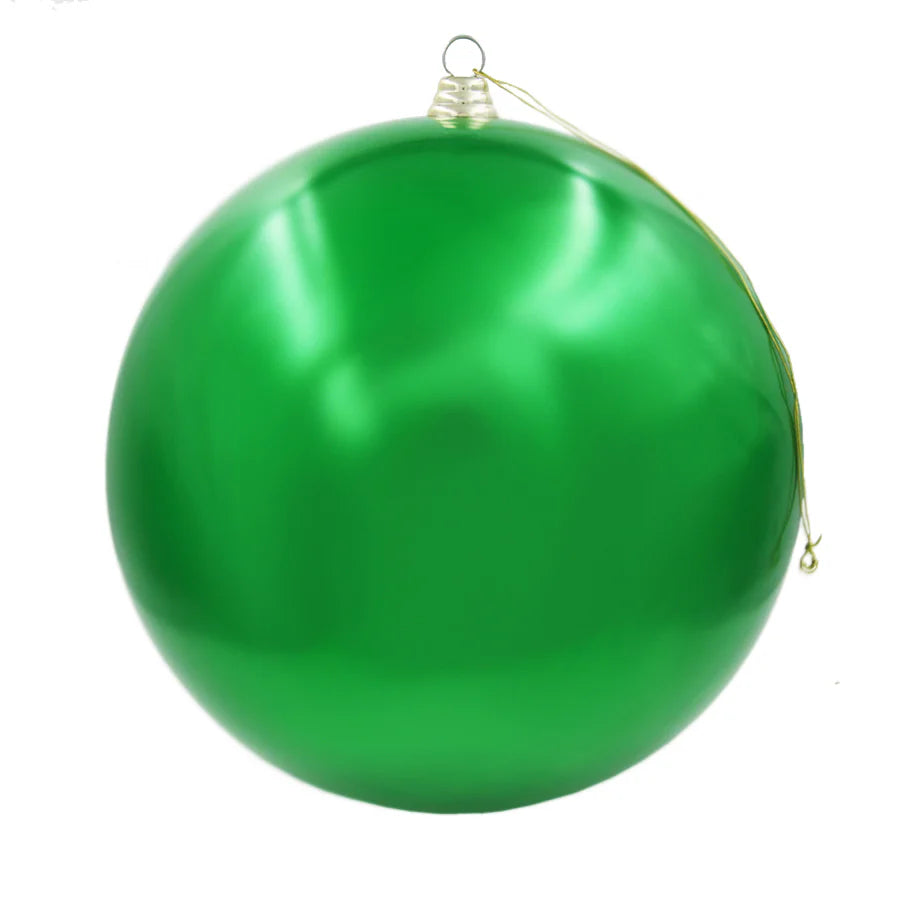 Green Christmas Bauble Gloss 400mm