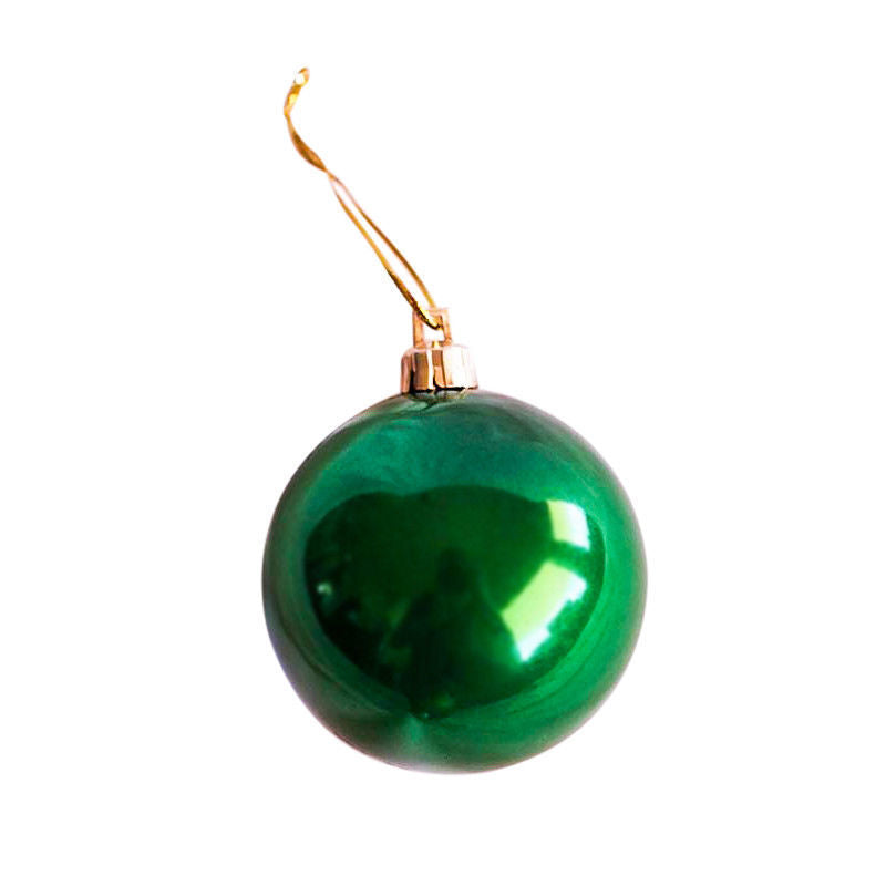 GREEN 70mm Christmas Baubles Gloss Pearl Matt 48 Pack