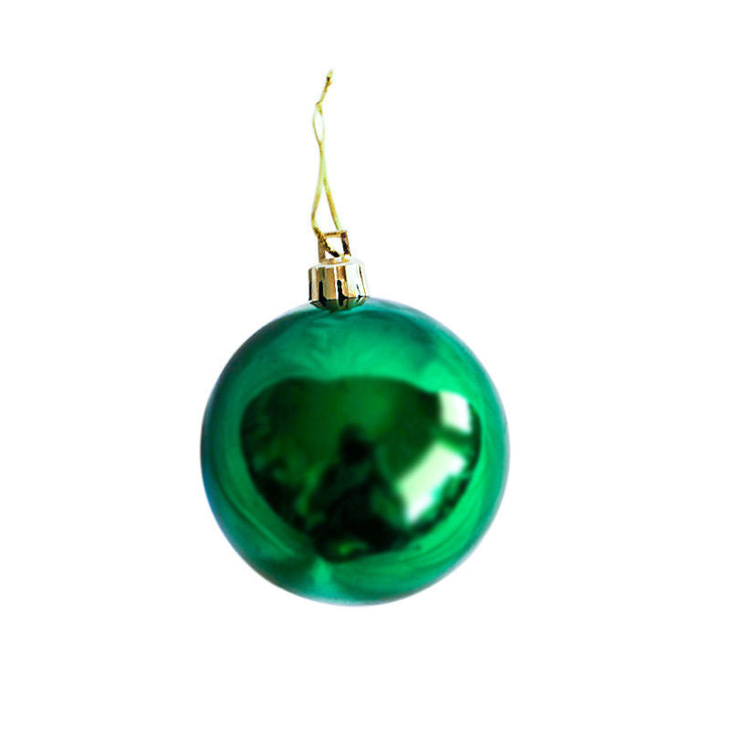 GREEN 70mm Christmas Baubles Gloss Pearl Matt 48 Pack