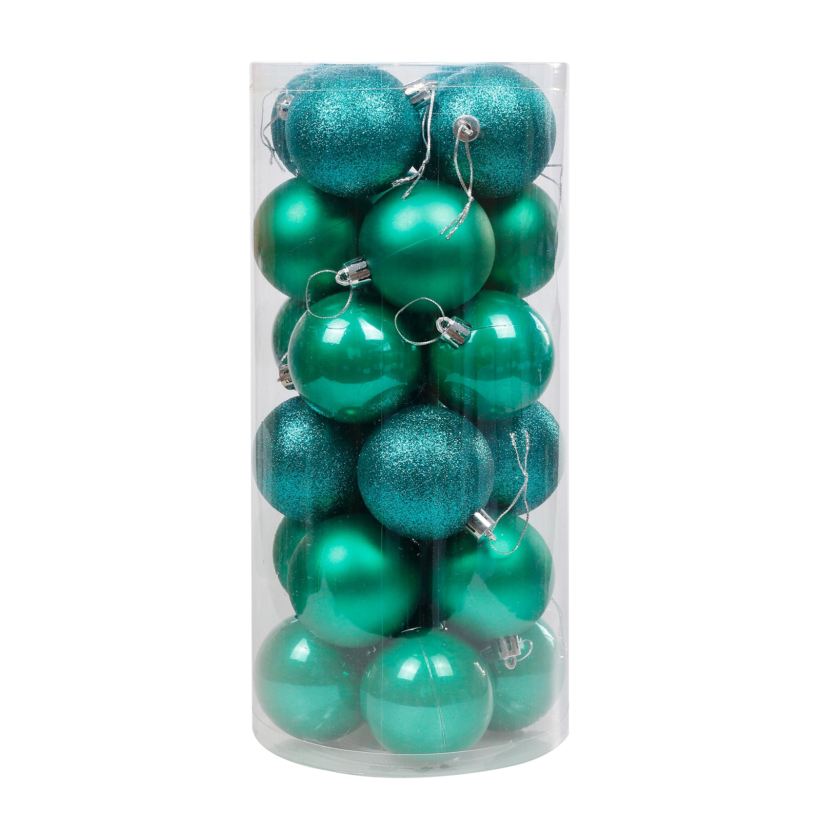 Peacock Christmas Baubles 70mm