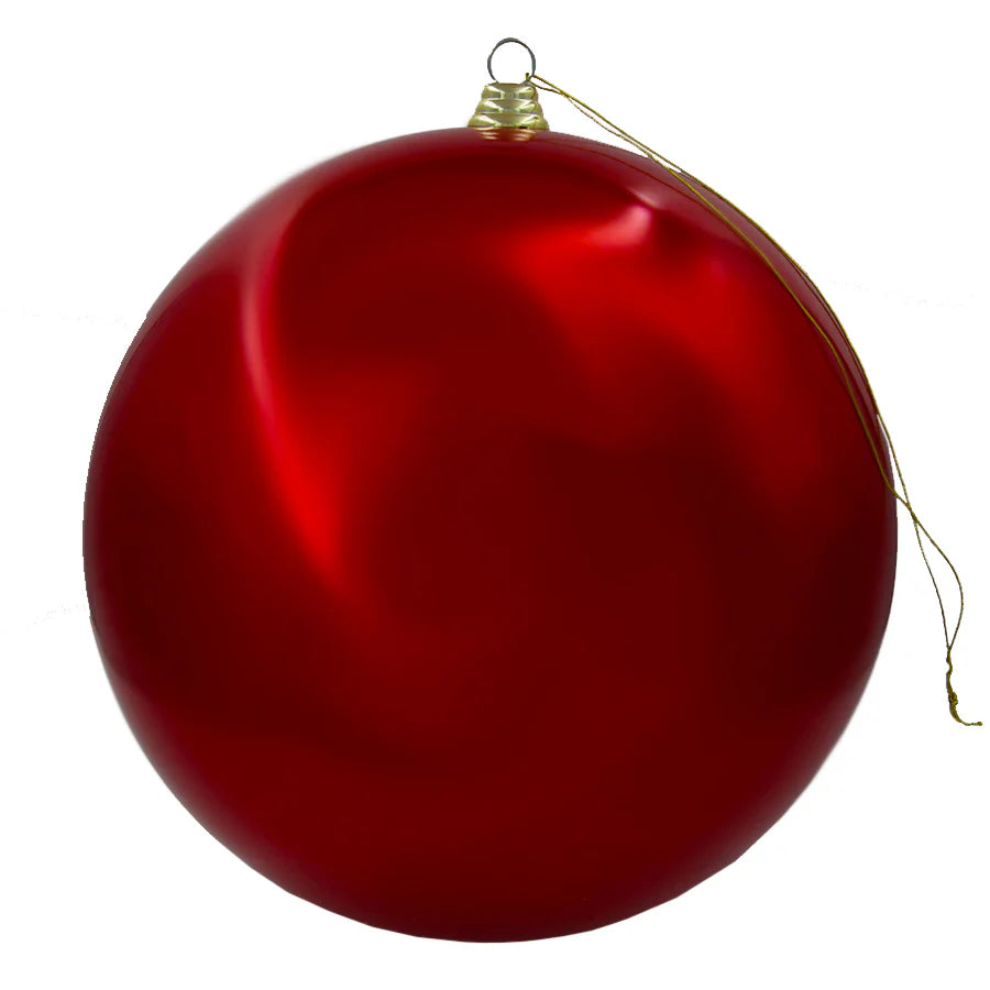 Red 500mm Christmas Bauble Matt