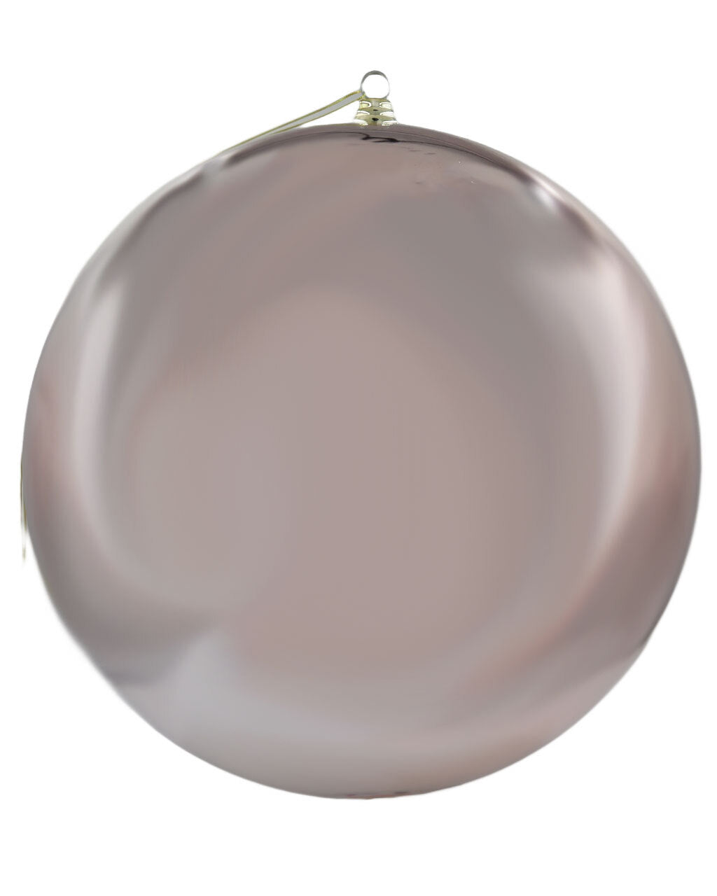 Rose Gold Christmas Bauble Gloss 500mm