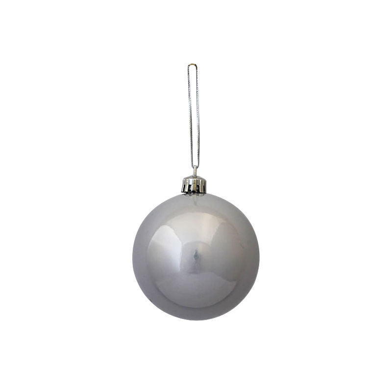 Christmas Baubles 60mm SILVER Packs Gloss Pearl Matt