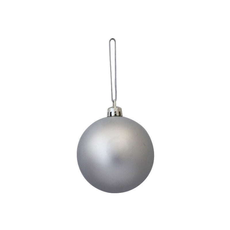 Christmas Baubles 70mm SILVER 24 Pack
