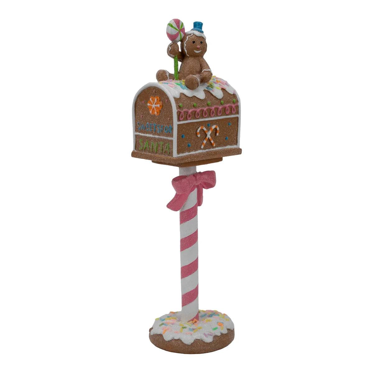 36cm Gingerbread Candy Mail Box