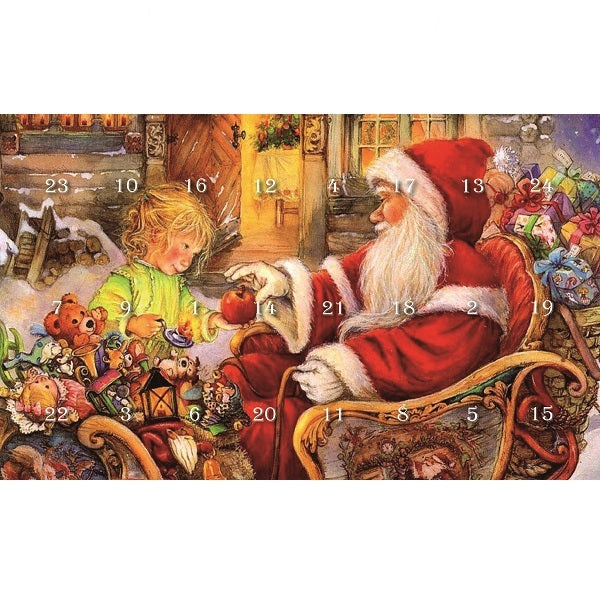 Glass Baubles Advent Calendar Set