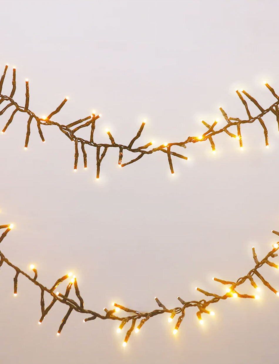WARM WHITE 3000 LED Connectable Cluster Fairy Lights