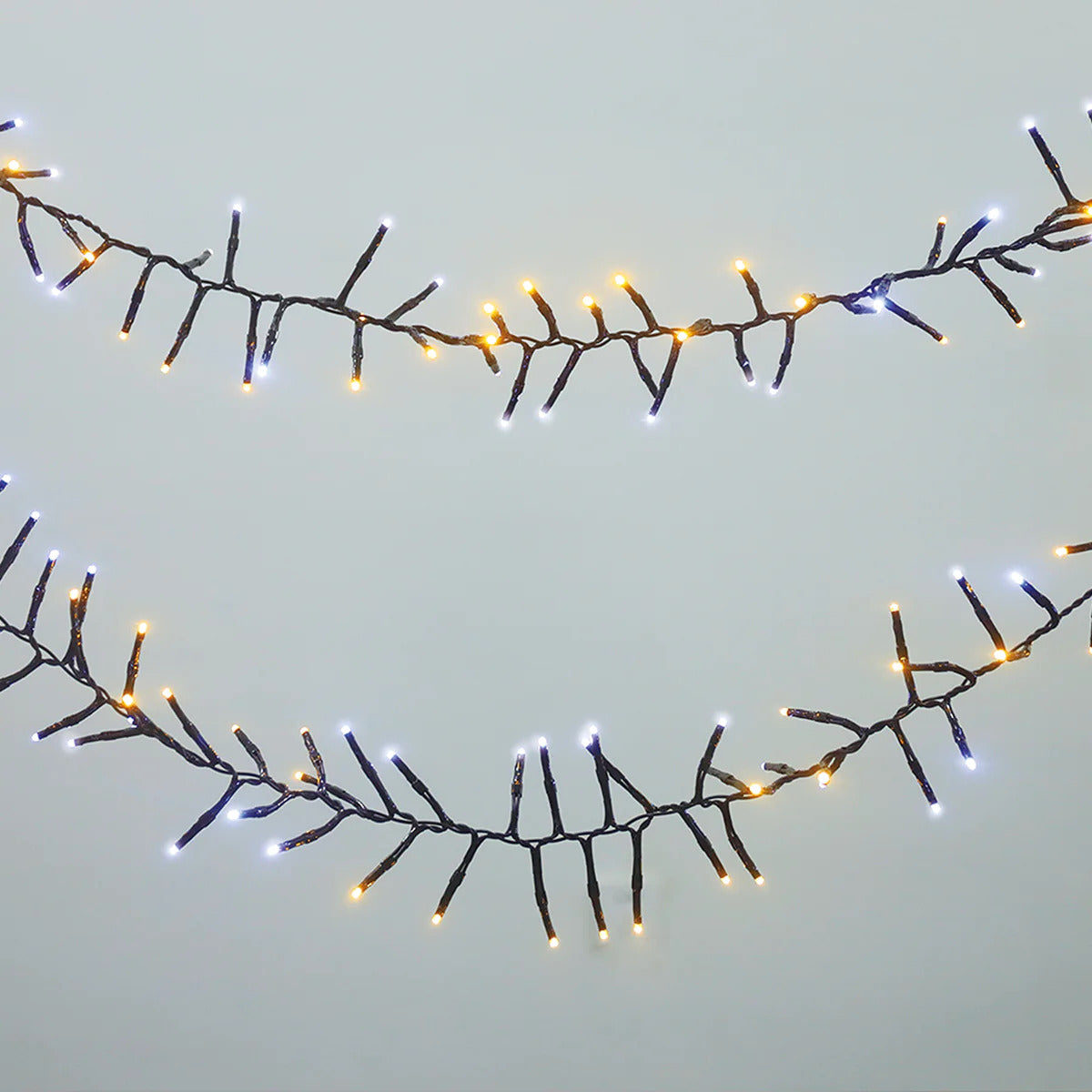 500 WHITE WARM WHITE LED Connectable Cluster Lights