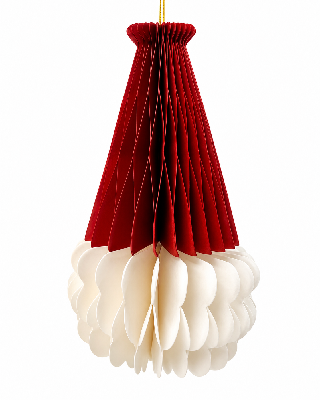 Red Santa Hat Paper Decoration