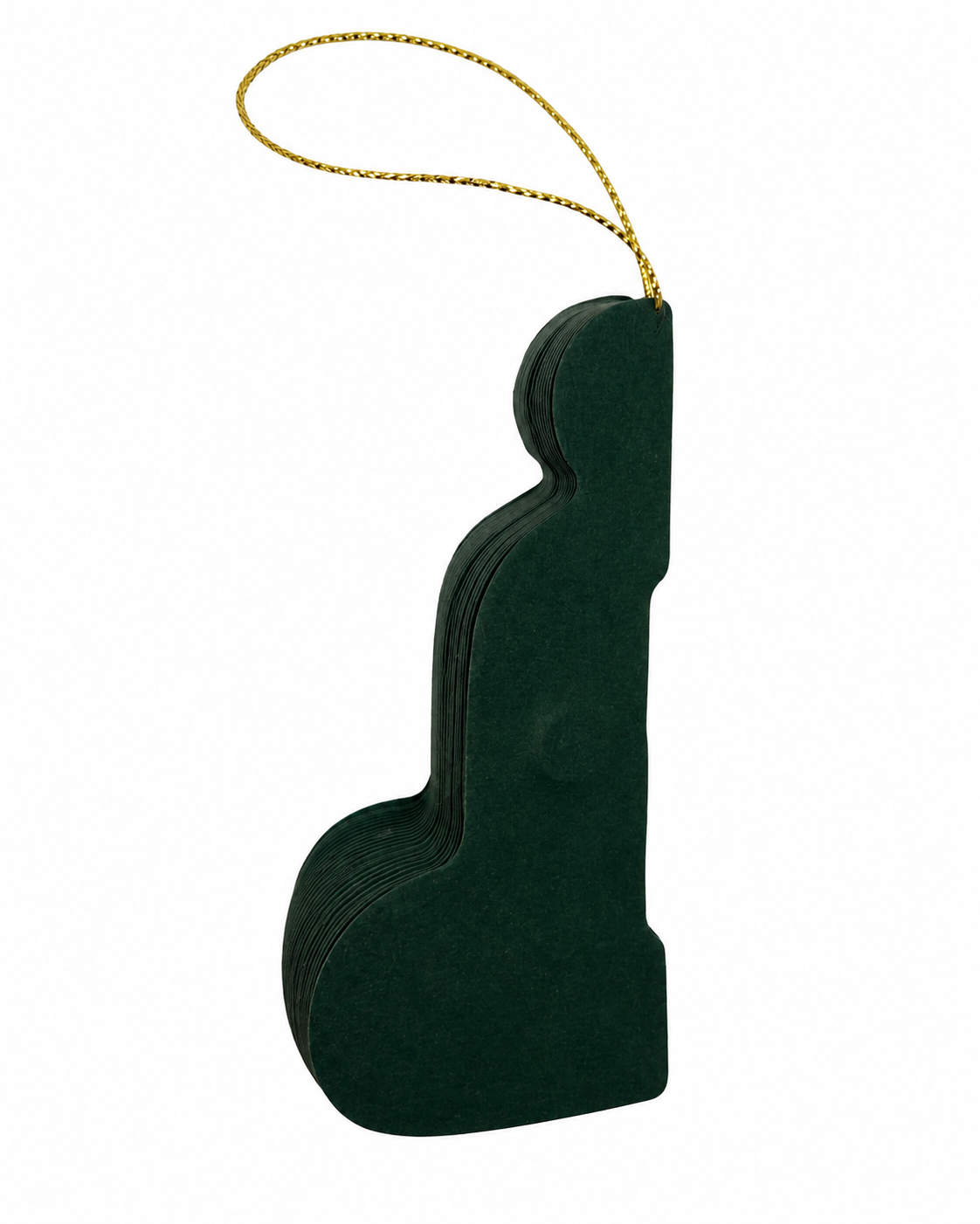 Forest Green Paper Rounded Bell