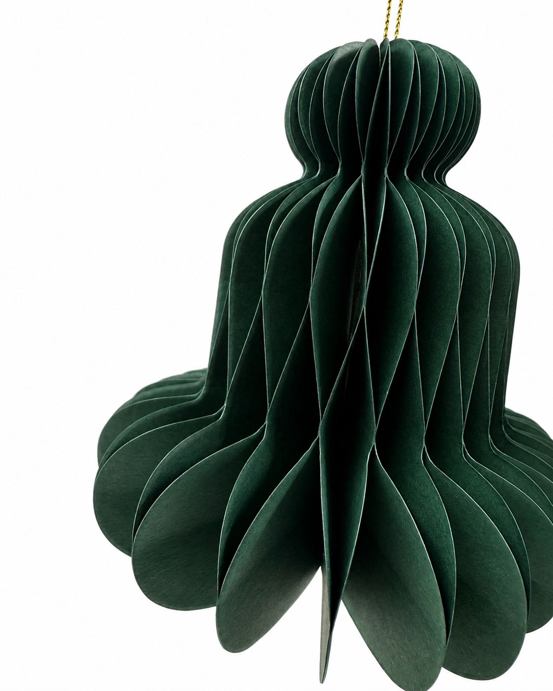 Forest Green Paper Bell