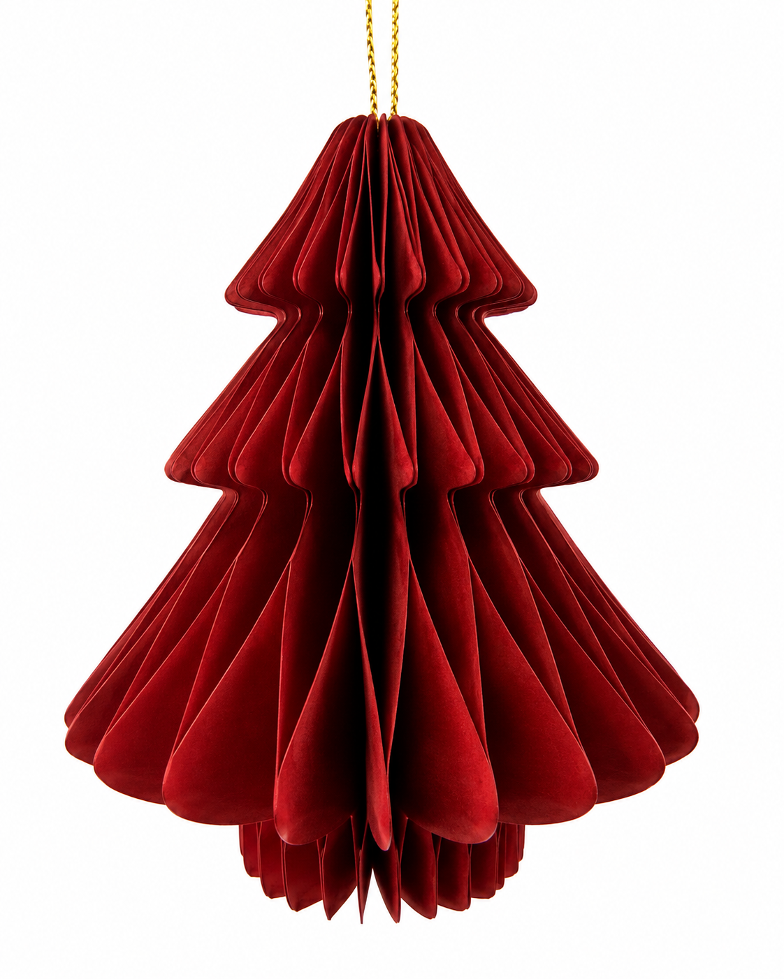 Red Christmas Paper Tree