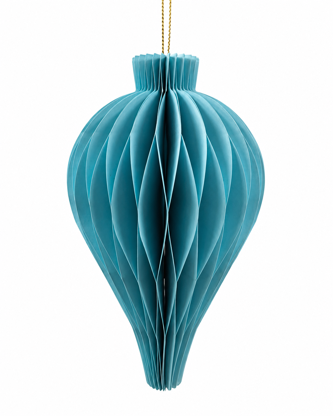 Pale Blue Paper Finial