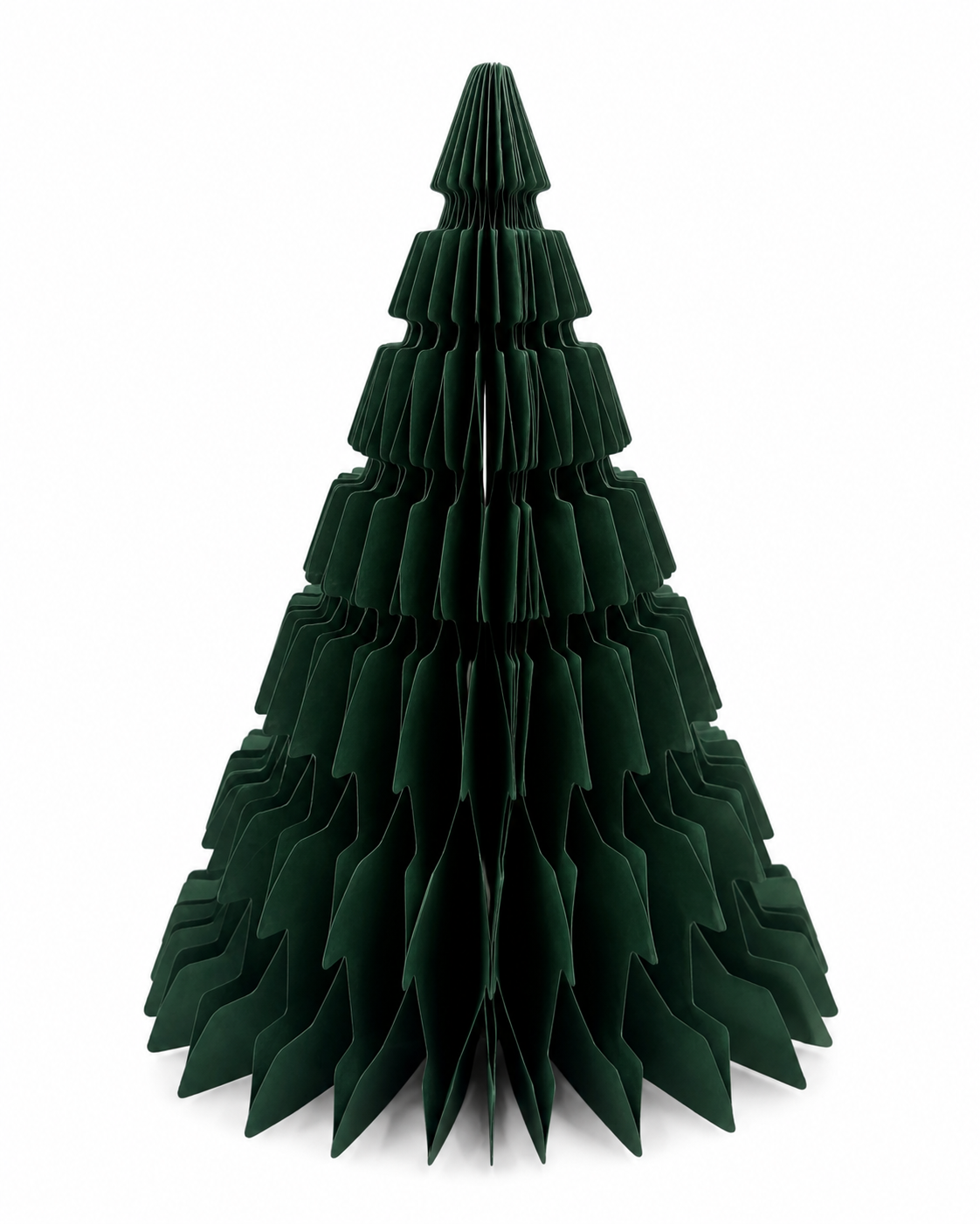 Forest Green Paper Christmas Tree