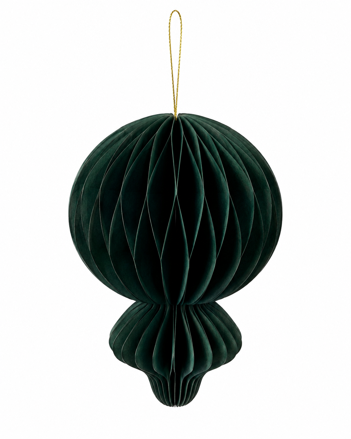 Forest Green Paper Finial