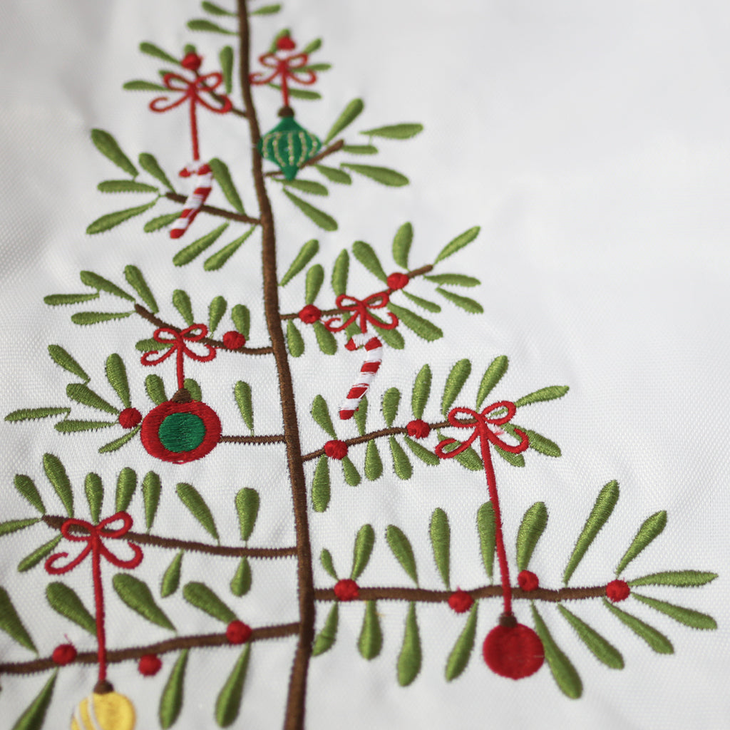 Happy Holidays Tree Skirt 1m / 100cm